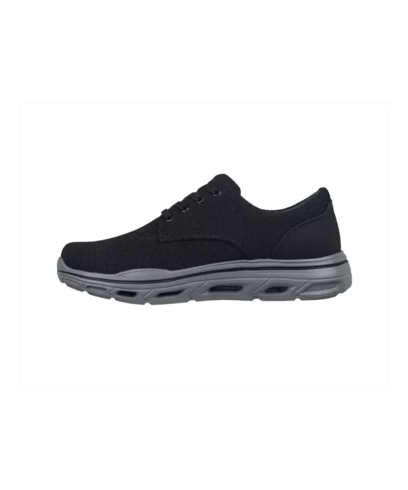Skechers Men's Textured Walking Shoes with Lace-Up Closure