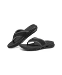 Skechers Men’s fashion flip-flops 210549-BLK-3