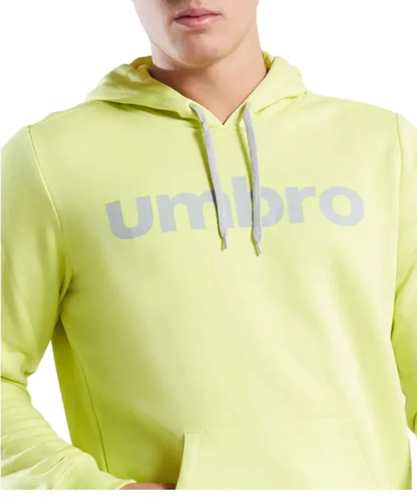 Umbro Men's Linear Logo Graphic Hoodied Sweatshirt