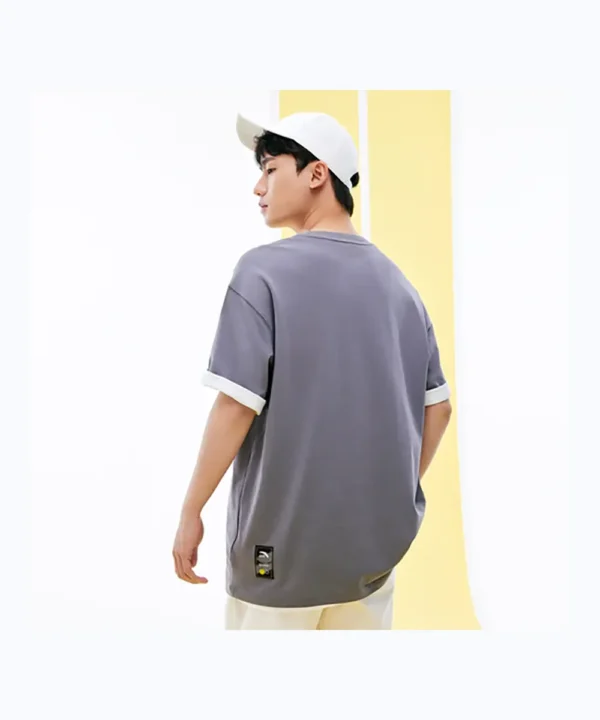 ANTA Men's IP Smiley Lifestyle SS Tee Shirt Relax Fit