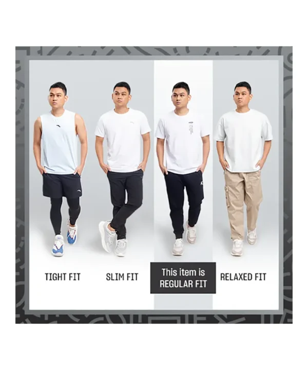 ANTA Men's IP Smiley Lifestyle Knit Track Pants Regular Fit