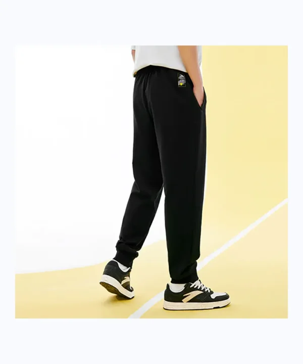 ANTA Men's IP Smiley Lifestyle Knit Track Pants Regular Fit