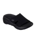 Skechers Women’s Go Walk Arch Fit Slide Sandals 140274-bbk-1