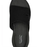 Skechers Women’s Go Walk Arch Fit Slide Sandals 140274-bbk-1