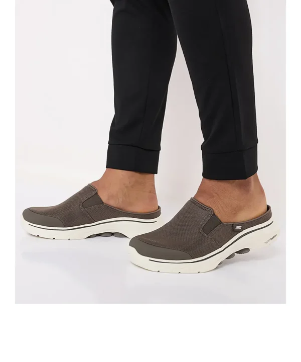 Skechers Men's GOwalk 7 slip-on flip-flops