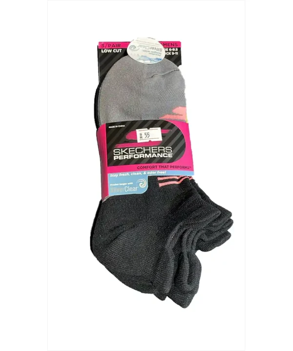 Skechers Men's 3 Pair Low-Cut Socks