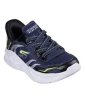 Skechers Boy’s Slip-ins: Meteor-Lights – Brisk-Beams 403848_NVBK